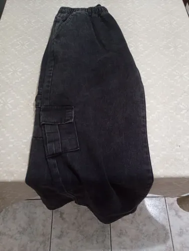 Calça cargo GG cor preta NOVA
