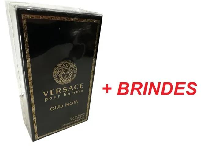 Perfume Masculino Versace Pour Homme Oud Noir Eau De Parfum 100ml Original + Nota Fiscal