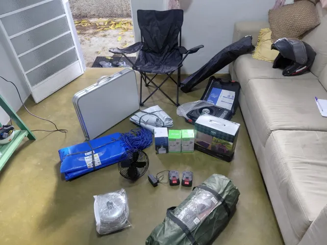 Vendo material completo para camping