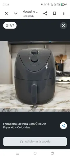 Fritadeira elétrica Airfryer