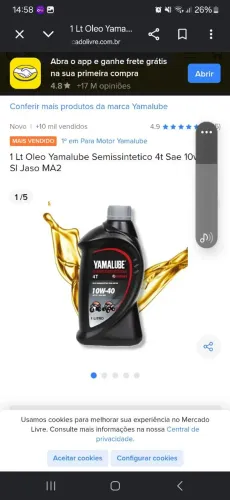 Vendo óleo 10w40