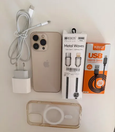 iPhone 13 Pro dourado 128g