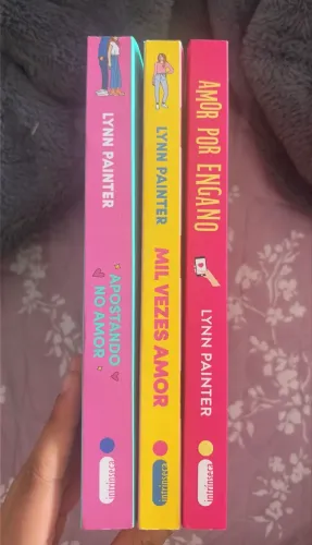 Livros lynn painter amor por engano, mil vezes amor, apostando no amor