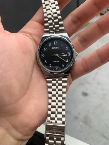 Relógio Casio WR 50M Aço