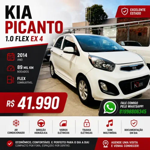 Kia Motors Picanto EX 1.1/1.0/ 1.0 Flex Mec. 2014