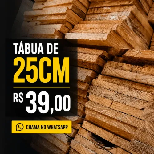Madeira para sua obra | Tábua de pinus 