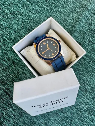 Relógio Affinity com Cristais Swarovski - Novo na Caixa Original