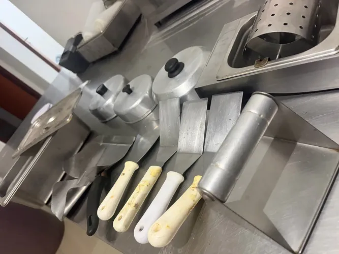 Kit utensílios para Hambúrgueria