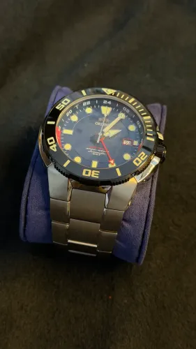 Relógio Orient Seatech automático GMT