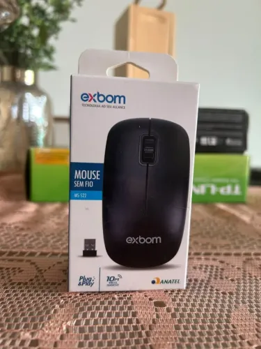 ? MOUSE SEM FIO EXBOM MS-S22 ? NOVO