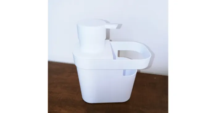 Dispenser para detergente e organizador de pia 650ml branco