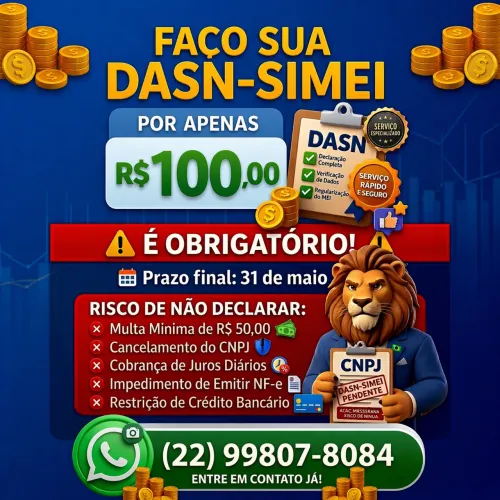 Declaração Anual de Faturamento DASN/MEI