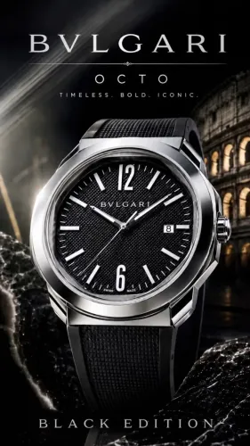 BVLGARI OCTO BLACK