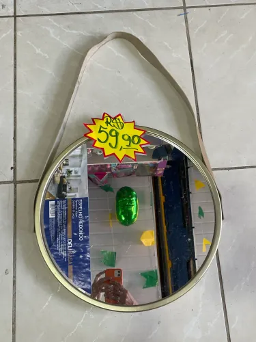 Espelho Redondo Decorativo 43cm