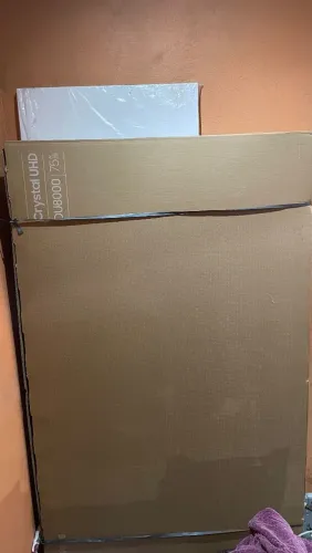 Venda de caixa de 75 polegadas