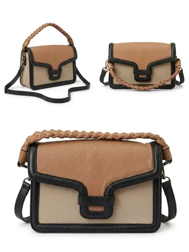 Bolsa Arezzo Satchel Couro Rafa Grande