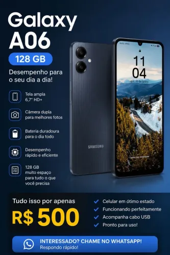 Vendo Galaxy A06 128GB