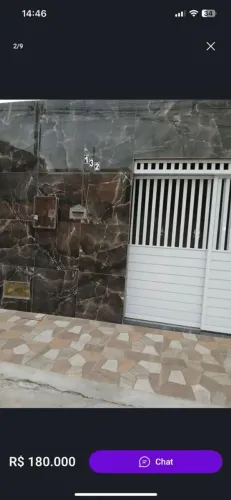 Casa no rosa do sol