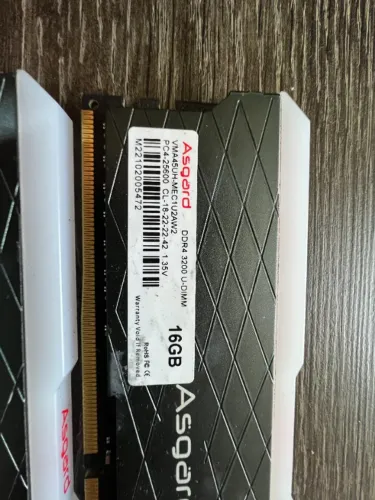 KIT Memória RAM 32GB(2x 16GB) 3.200Hmz ASGARD com RGB