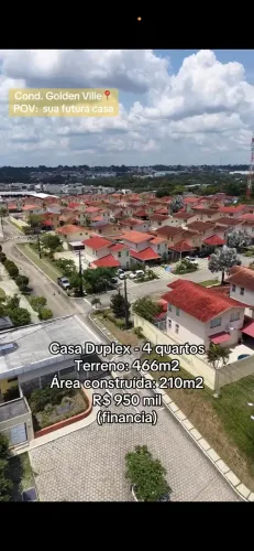 Condominio, Golden Ville, Aleixo, casa Duplex,