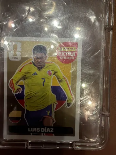 Figurinha copa do mundo 2026 Luís Diaz gold legend original 