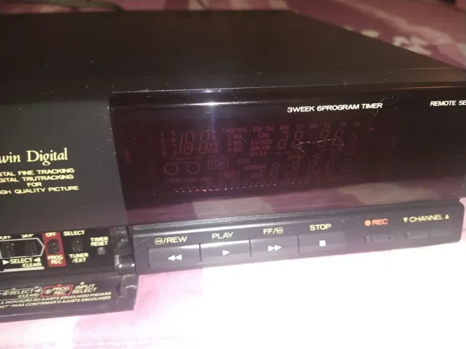 Videocassete VHS Mitsubishi hsx50 fita video reprodutor