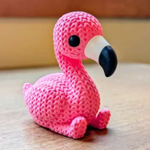 Lembrancinha Flamingo 3D
