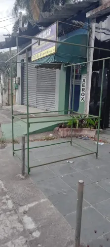 banca de ferro para ambulante