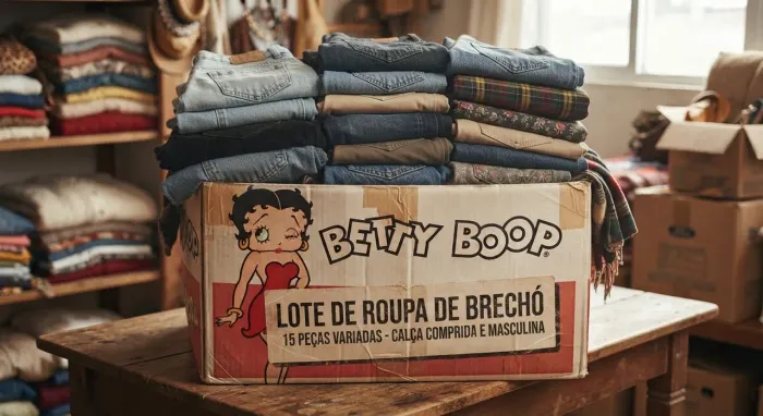 Lote de calça masculina