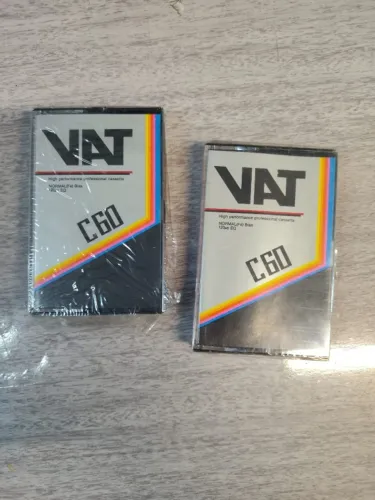 Fita K7 VAT C60 - LACRADA KIT COM 02 UNIDADES