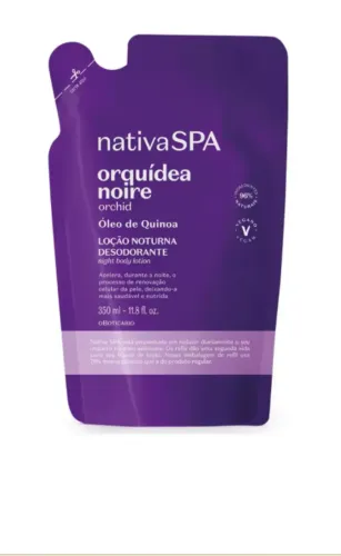 efil Creme Corporal O Boticário Nativa SPA Orquídea Noire