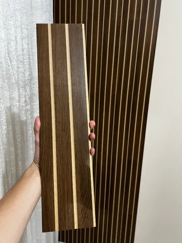 19 placas de ripado em MDF (medida: 45cX11L)