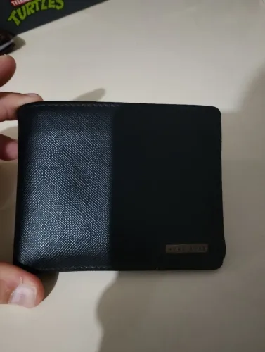 Carteira Hugo boss original couro italiano 