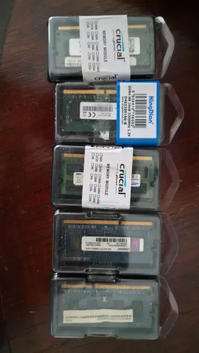 5 Memórias RAM para Notebook