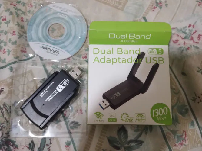 Adaptador wifi USB Dual Band 