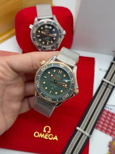 Relógio Omega Seamaster Verde + Pulseira NATO