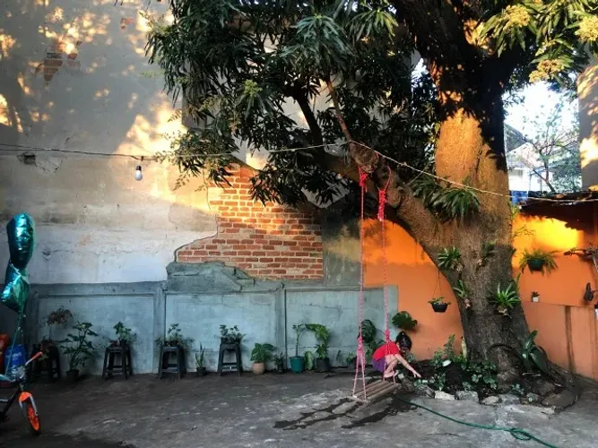 Apartamento Térreo tipo casa com quintal no Riachuelo 4 quartos