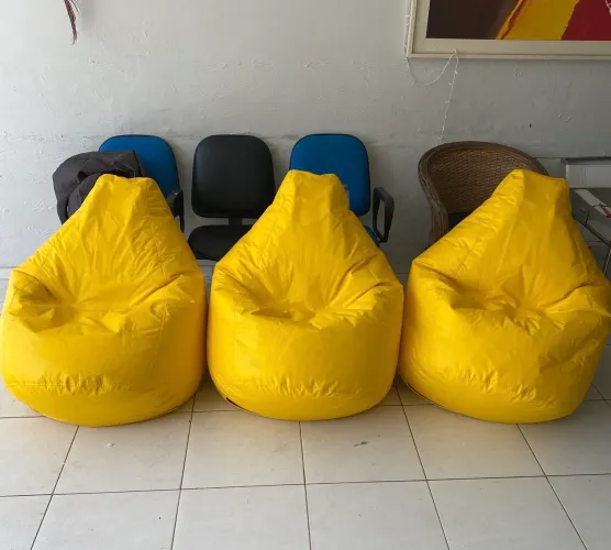 Puffe Pera Amarelo 