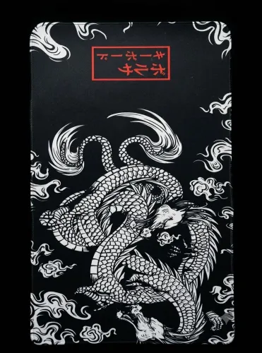 Mousepad Gamer Speed Extra Grande - Arte Dragão Oriental