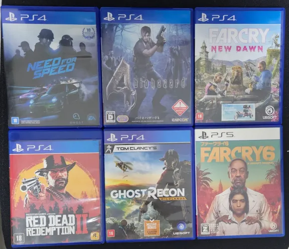 Jogos Ps4 e Ps5