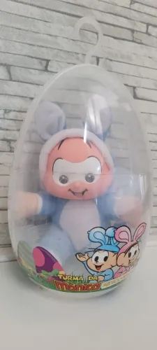 Antigo Cebolinha (TURMA DA MÔNICA) de pelúcia vestido de coelhinho Multibrink <br>