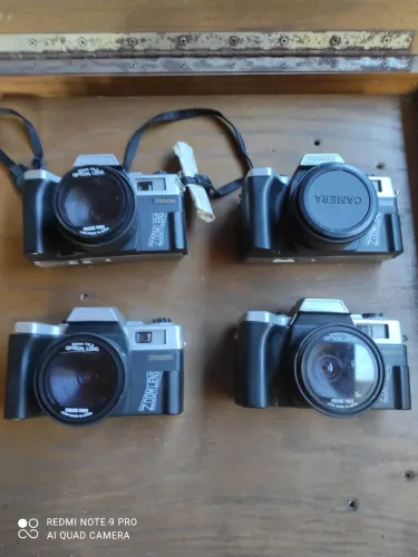 Cameras fotográficas antigas para coleção: