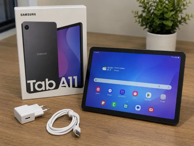 ? Tablet Samsung Galaxy Tab A11 Seminovo - Pouquíssimo usado 