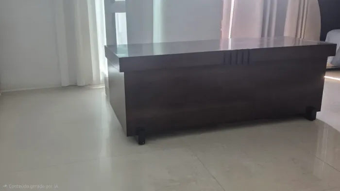 Baú em madeira da mobiliadora Líder