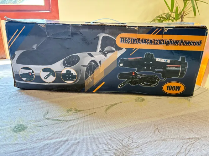 Macaco Elétrico Automotivo 12V 100W (2 Toneladas) - Novo na Caixa