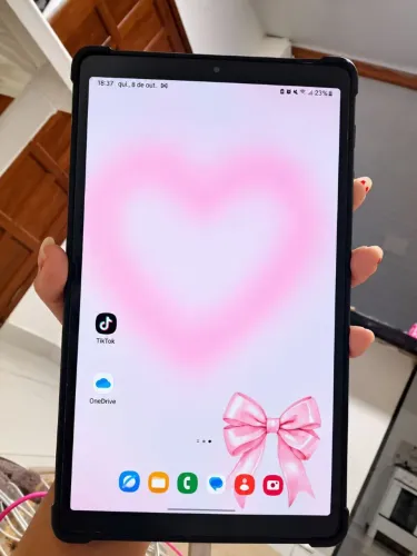Tablet Samsung Tab A7 lite 64g e 4 de ram com entrada pra chip