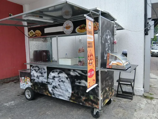 Carrinho de lanches grande