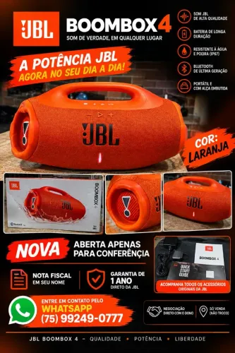 JBL Bombox 4 Laranja