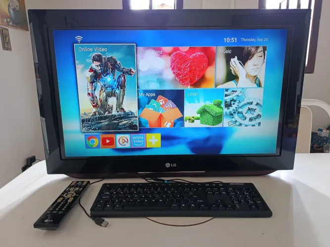 Monitor De Pcs e TV Integrada 32 Polegadas Top Completo Leia o Anúncio 