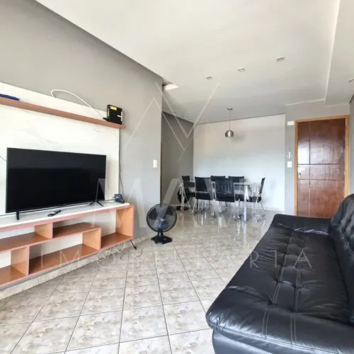 Apartamento com 2 dormitórios para Locação Na Vila Tupi, Praia Grande/SP